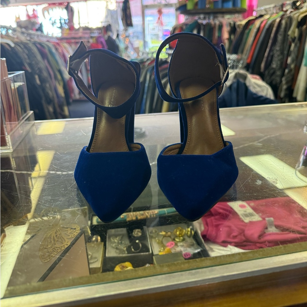 Chic Blue Women's Heels
